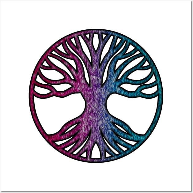 Tree Of Life (Fire and Ice) Wall Art by JoshG